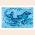 Набор для вышивания нитками подушка Чаривна Мить "Дельфин" 